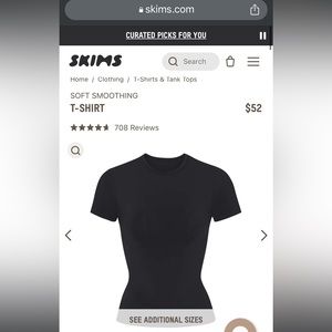Skims Soft Smoothing T-shirt